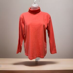 Vintage Women’s JL Plum Coral Color turtleneck size S